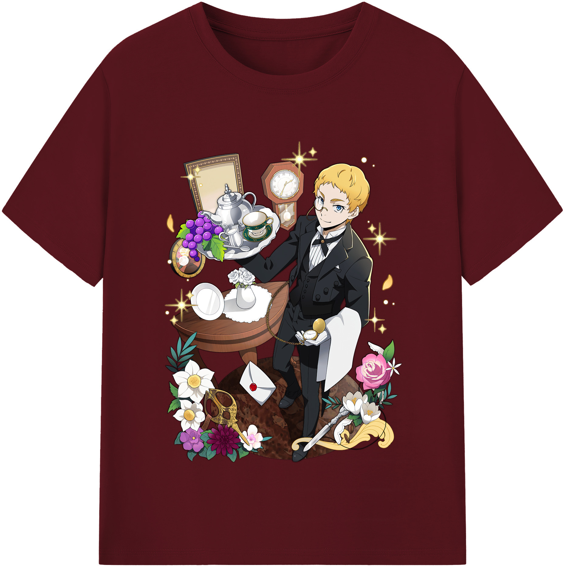 （画像用） 文豪ストレイドッグス Bungo Stray Dogs 綿100％半袖Tシャツ（フロントプリント）